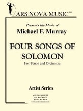 Four Songs of Solomon Orchestra sheet music cover